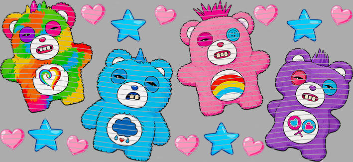 16oz Care Bears-Be-177